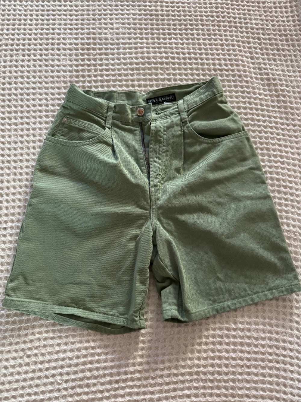 Women's Green and Khaki Shorts